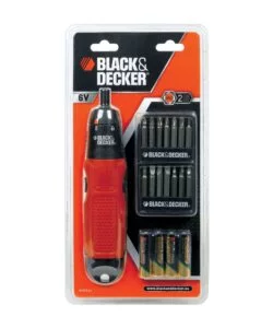 Set svitavvita a pile black+decker "a7073" 19 pezzi 6v